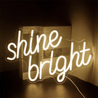 Shine Bright 5V USB LED neon sign – Warm white