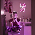Love Yo Self 5V USB LED neon sign