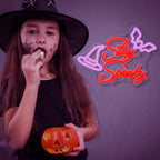 Enseigne néon LED USB 5 V Stay Spooky