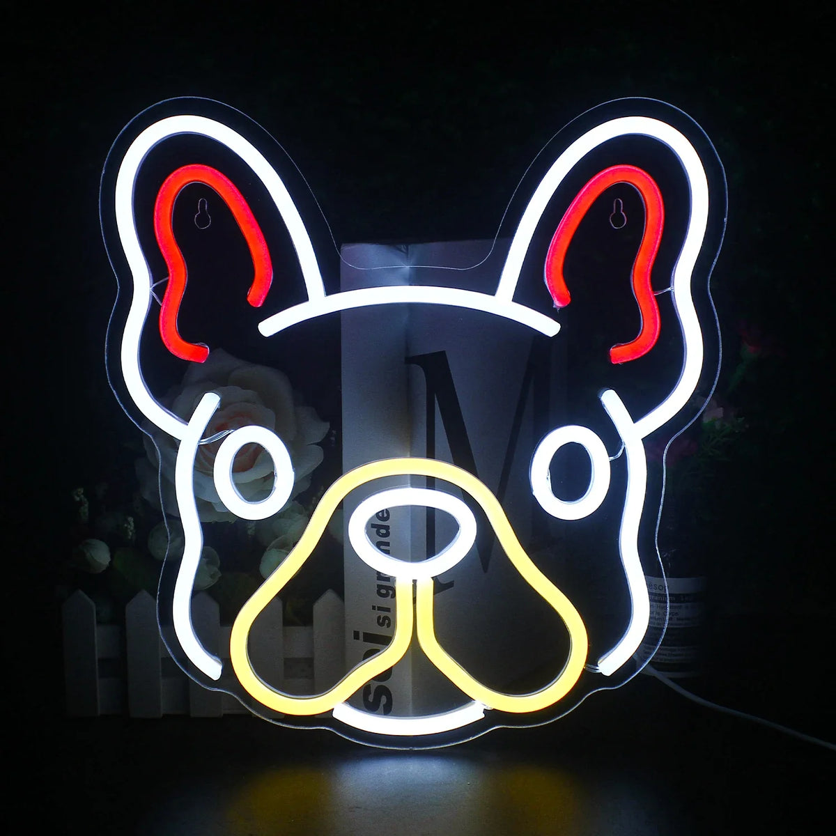 Cute Dog 5V USB LED neon sign