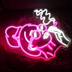 Girl Smoking 5V USB LED neon sign