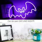 Enseigne néon LED USB 5 V Chauve-souris