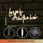 Love is in the Hair 5V USB LED neon sign