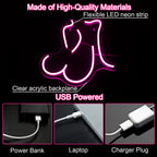 Sexy Lady 5V USB LED neon sign