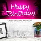 Happy Birthday 5V USB LED neon sign