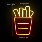 Enseigne néon LED USB 5 V Hamburger