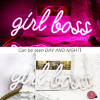 Girl Boss 5V USB LED neon sign