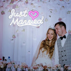 Enseigne néon LED USB 5 V Just Married