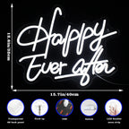 Happy Ever After 5V USB LED neon sign