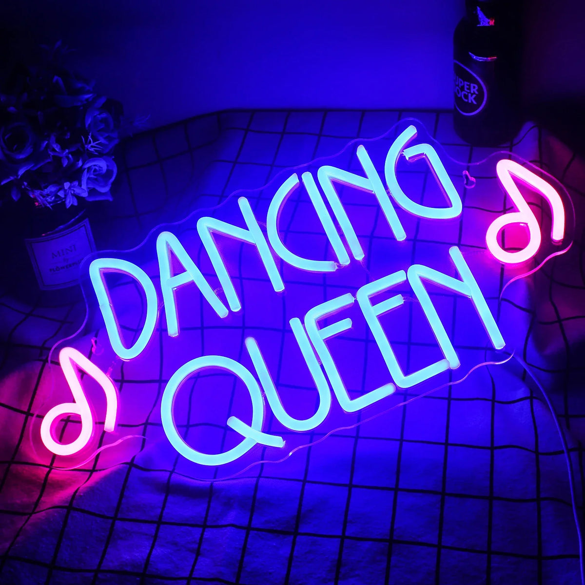 Enseigne néon LED USB 5 V Dancing Queen