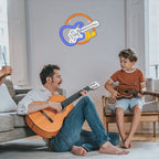 Enseigne néon LED USB 5 V Guitare « Live Music »