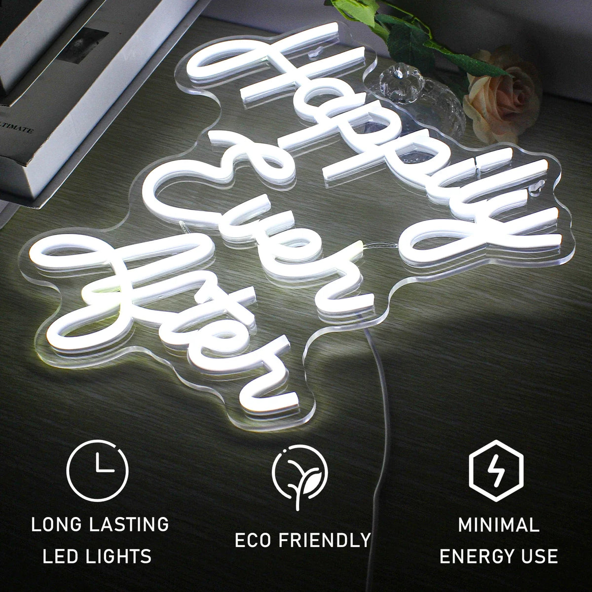 Happily Ever After 5V USB LED neon sign