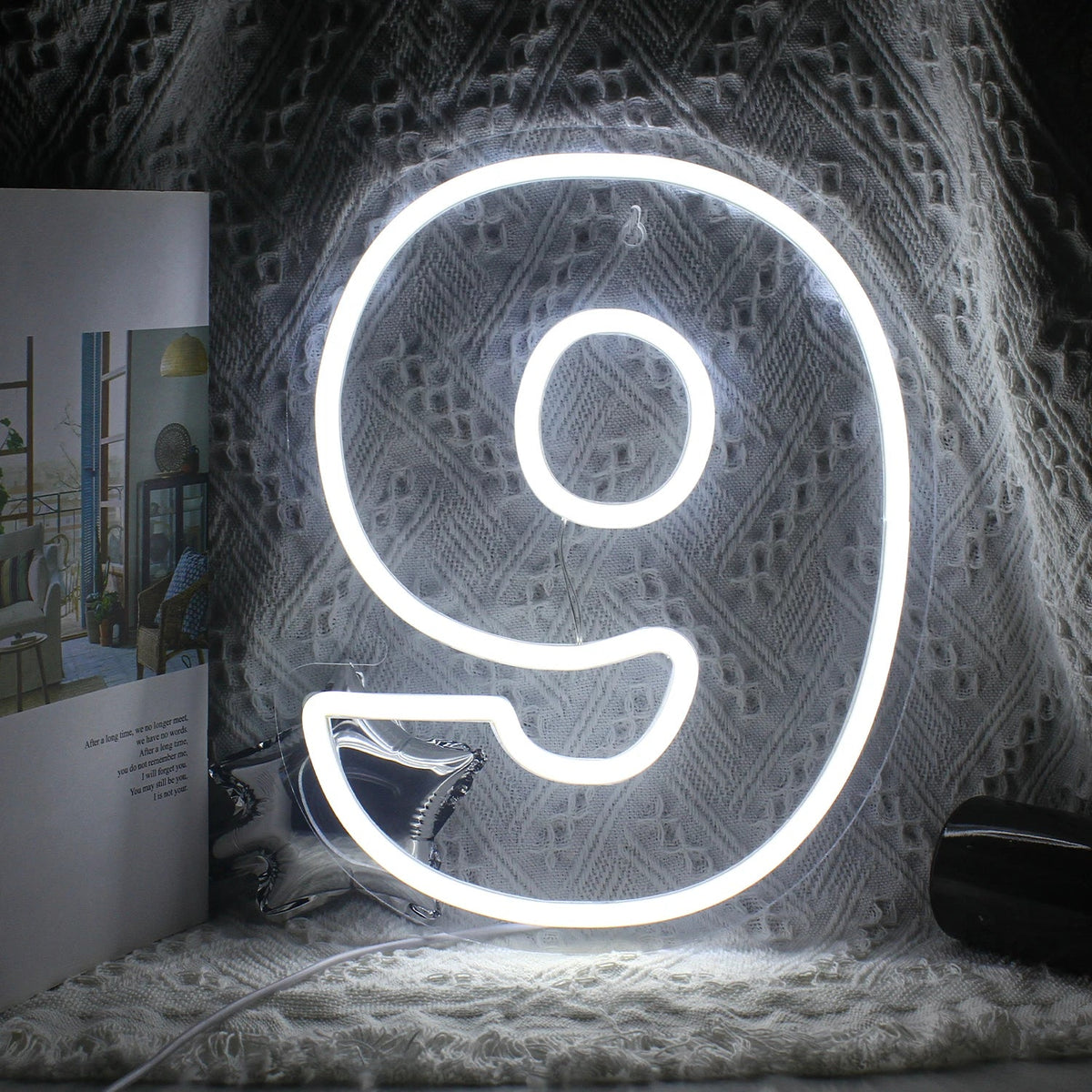 Birthday 0–9 Digital Numbers 5V USB LED neon sign
