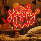 Spooky 5V USB LED neon sign