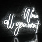 Wine all you want 5V USB LED neon sign