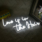 Love is in the Hair 5V USB LED neon sign