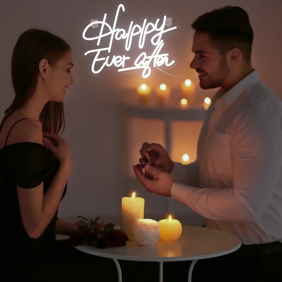 Happy Ever After 5V USB LED neon sign