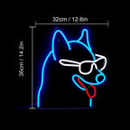 Enseigne néon LED USB 5 V Chien