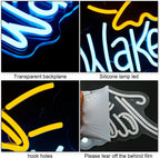 Wake 'n' Bake 5V USB LED neon sign
