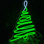 Enseigne néon LED USB 5 V Sapin de Noël