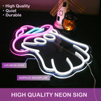 Cowboy Hat Ghost 5V USB LED neon sign