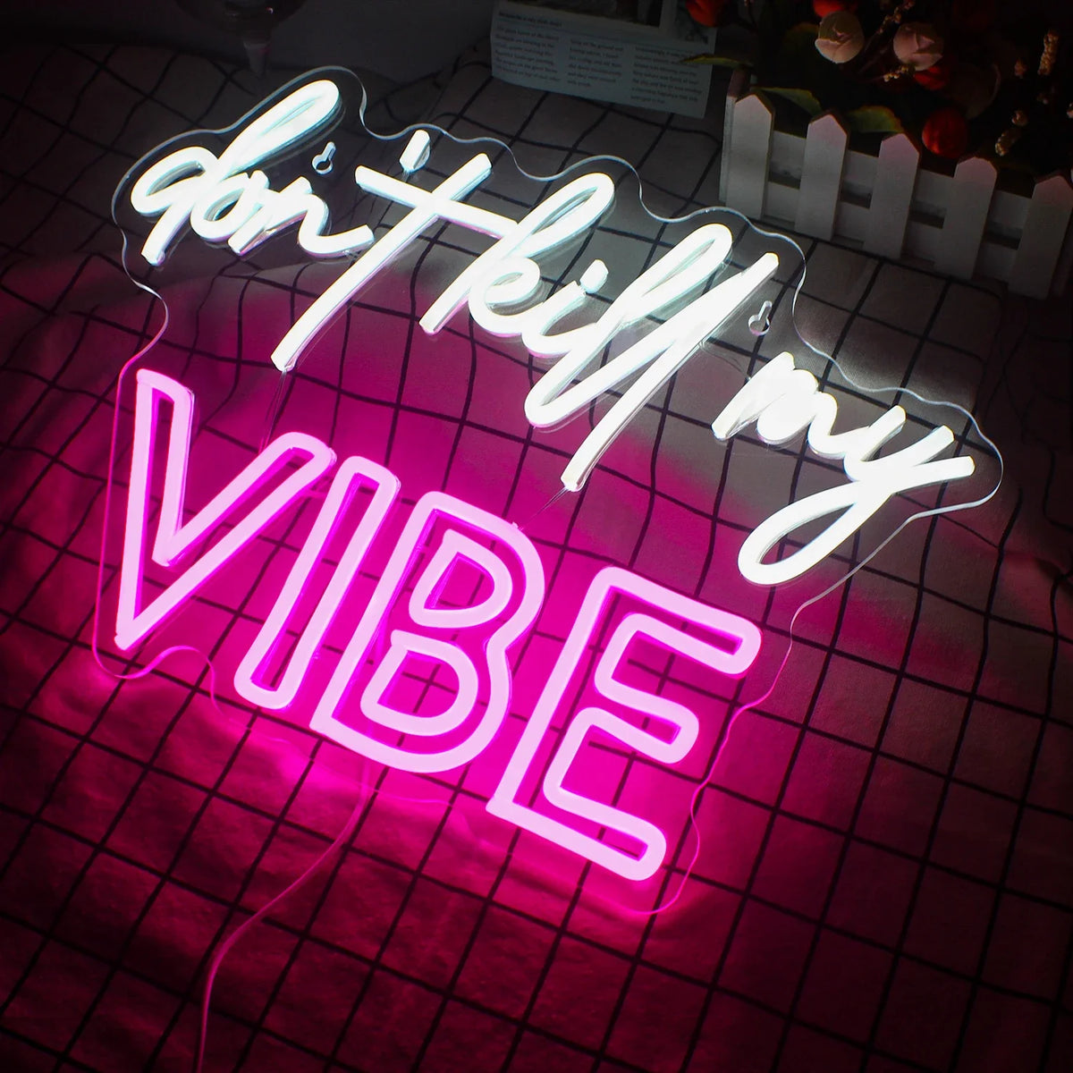 Don't Kill My Vibe 5V USB LED neon sign