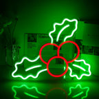 Christmas Holly 5V USB LED neon sign