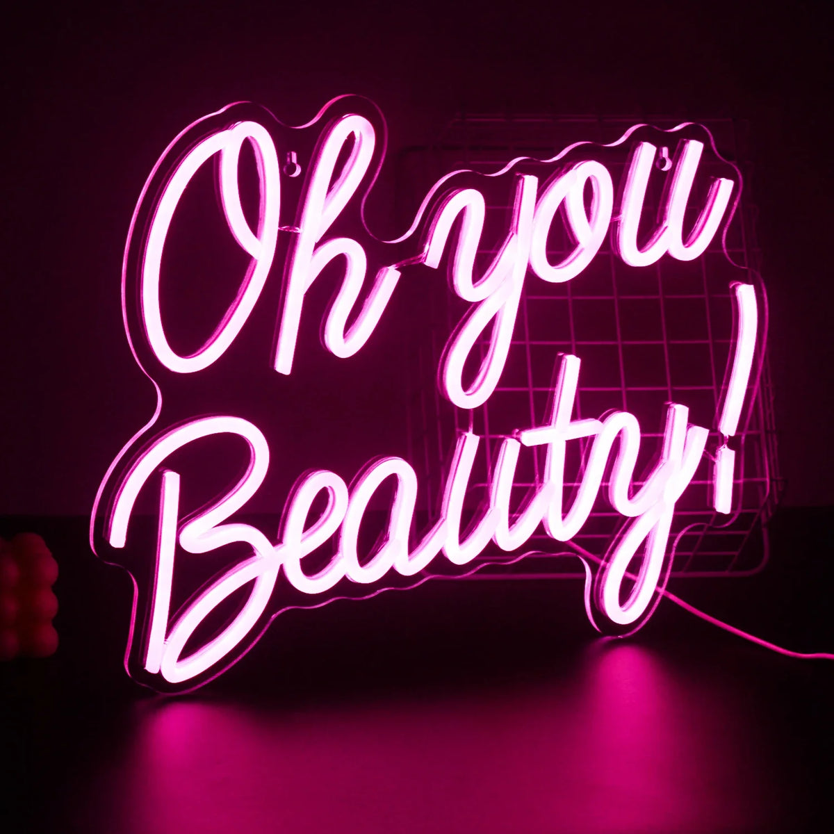 Enseigne néon LED USB 5 V Oh You Beauty