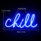 Chill 5V USB LED neon sign