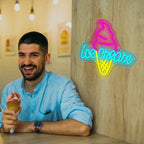 Ice Cream 5V USB LED neon sign