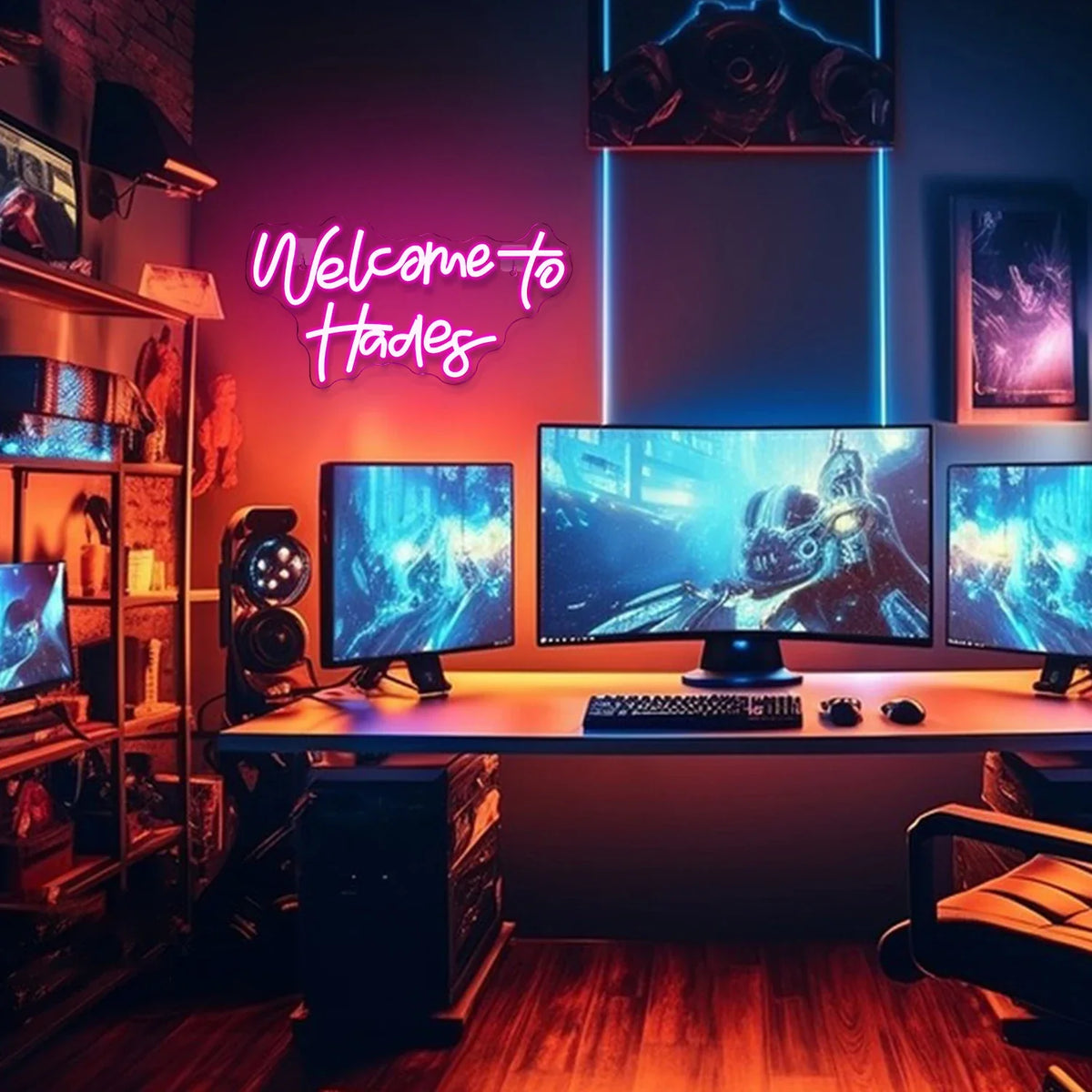 Welcome to Hades 5V USB LED neon sign