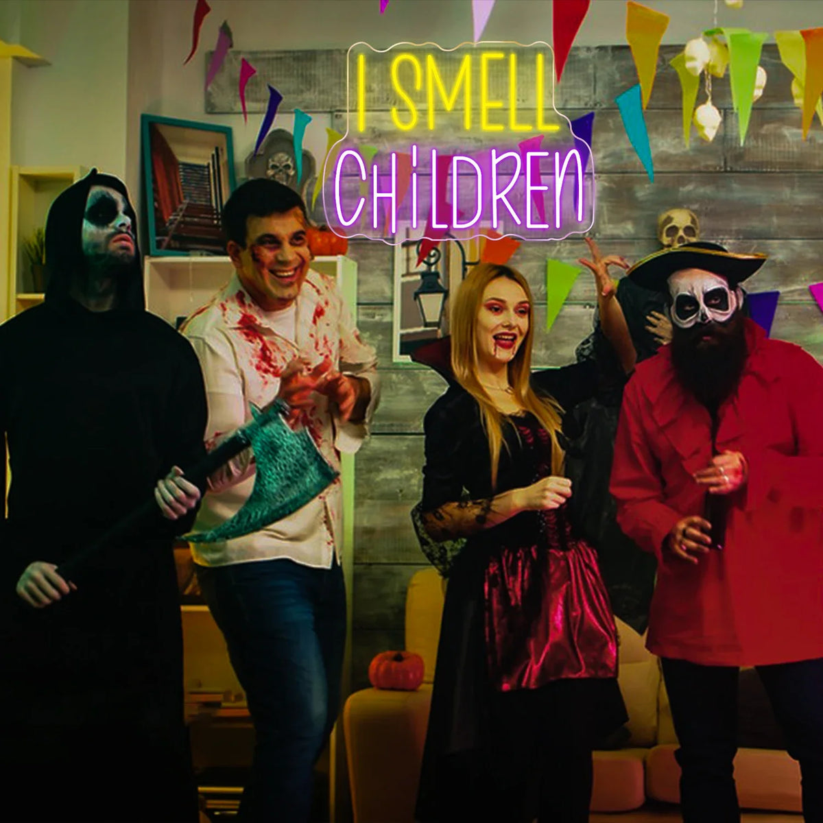 Enseigne néon LED USB 5 V I Smell Children