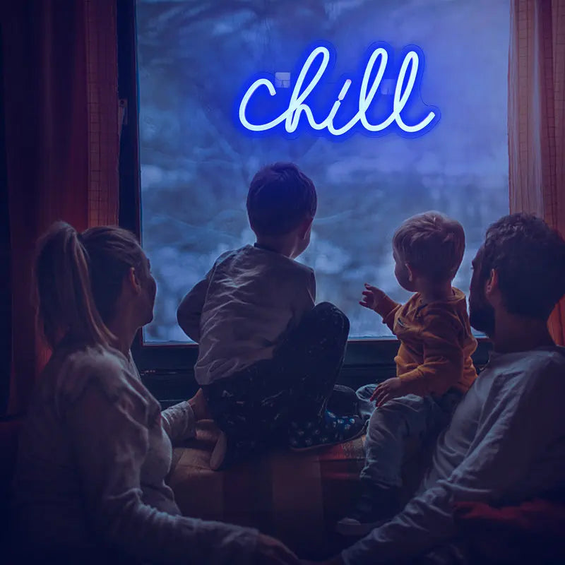 Chill 5V USB LED neon sign