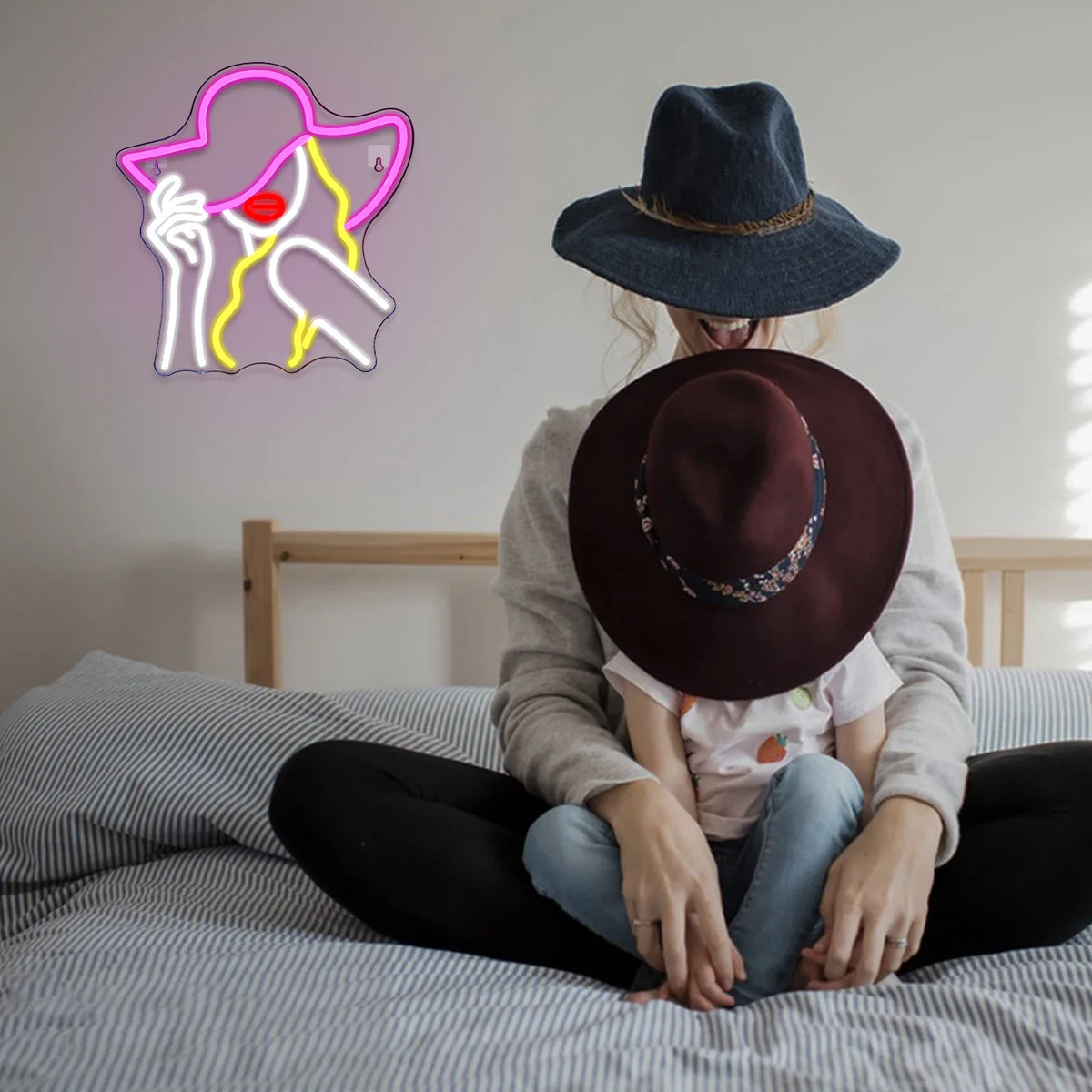 Cowboy Hat 5V USB LED neon sign