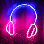 Headphones 5V USB LED neon sign – 27X28cm