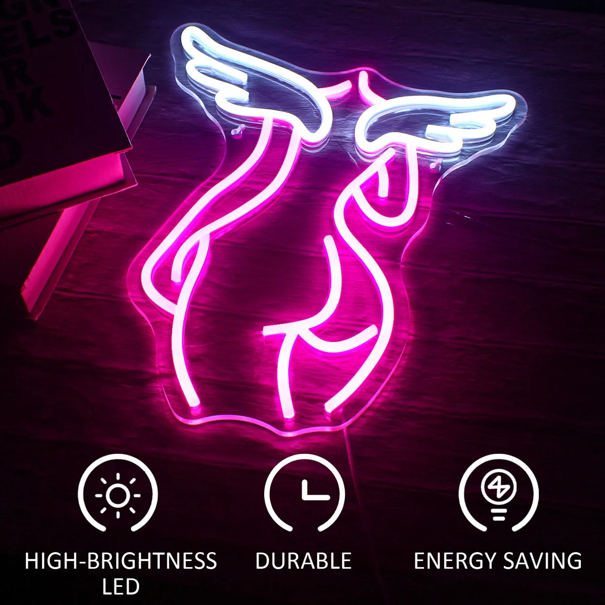Angel 5V USB LED neon sign
