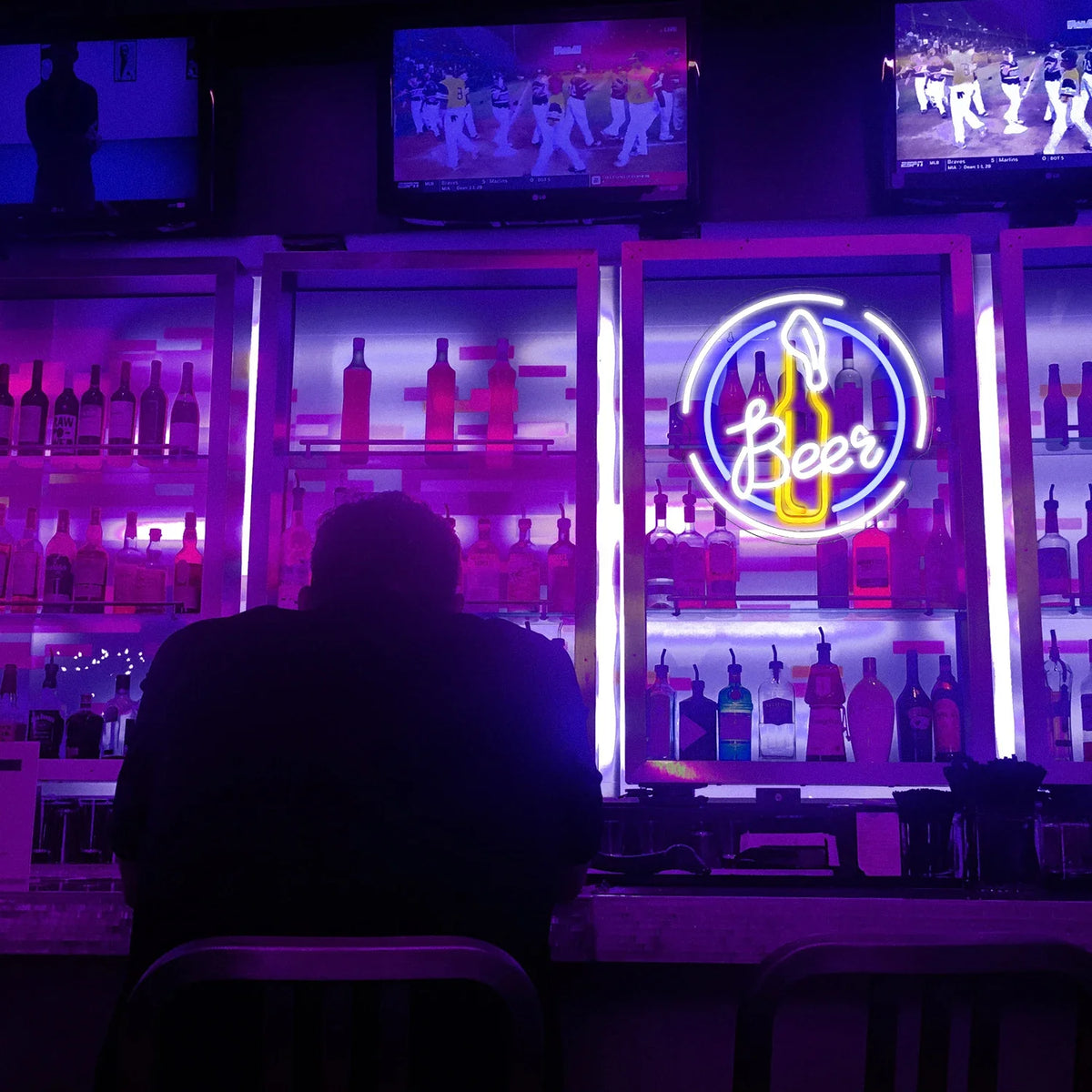 Enseigne néon LED USB 5 V Bar Beer