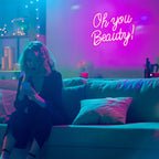 Enseigne néon LED USB 5 V Oh You Beauty