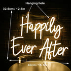 Happily Ever After 5V USB LED neon sign