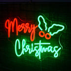 Enseigne néon LED USB 5 V Merry Christmas