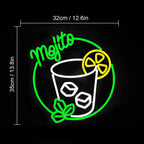 Mojito 5V USB LED neon sign