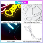 Long Live Cowgirls 5V USB LED neon sign