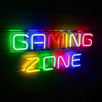 Enseigne néon LED USB 5 V Colourful Gaming Zone