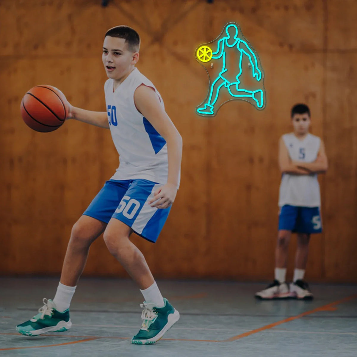 Basketball 5V USB LED neon sign