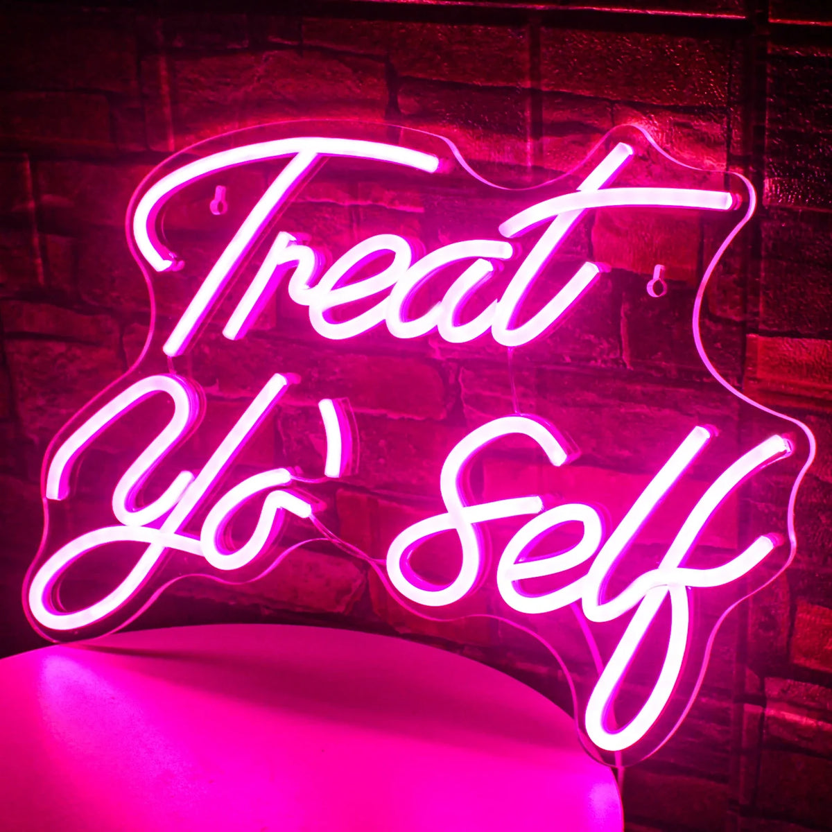 Treat Yo' Self 5V USB LED neon sign