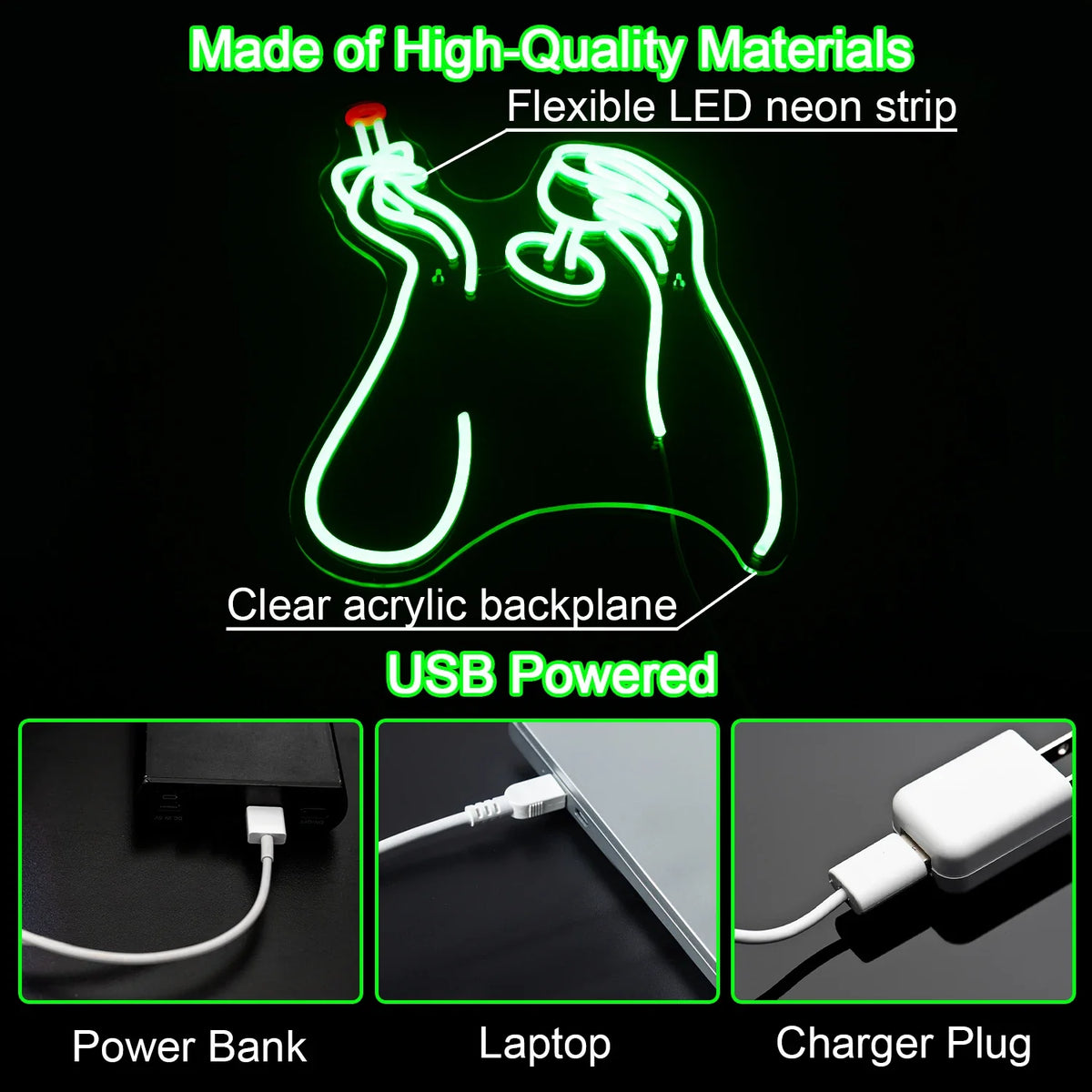 Enseigne néon LED USB 5 V Fumée et boisson