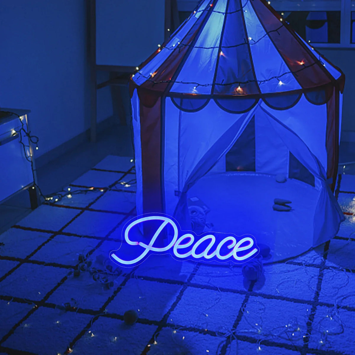 Peace 5V USB LED neon sign