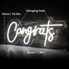 Congrats 5V USB LED neon sign