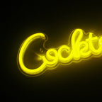 Cocktails 5V USB LED neon sign