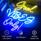 Good Vibes Only 5V USB LED neon sign